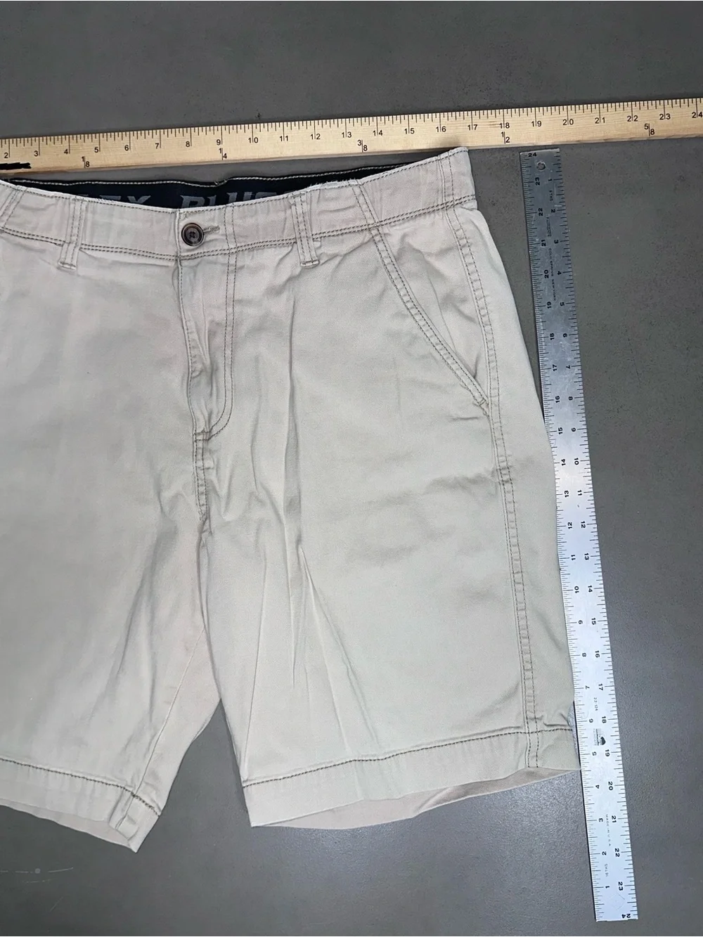 Plugg Flex Waist Light Tan Men’s Shorts - 34